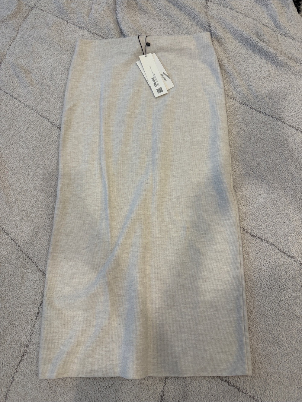 Zara Beige-Tone Pencil Skirt
